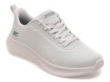 Cumpara ieftin Pantofi sport SKECHERS gri, BOBS MODA FLEX, din material textil