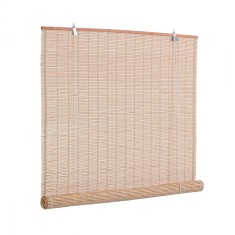 Jaluzea tip rulou din bambus natur Nizza 120x260 cm