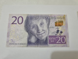 bancnota suedia 20 k 2015