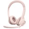 LOGITECH H390 Corded Headset - ROSE - USB &quot;981-001281&quot; (timbru verde 0.8 lei)