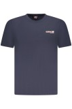 Norway Tricou barbati din bumbac cu logo text , regular fit, bleumarin (Marime: