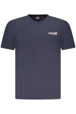 Norway Tricou barbati din bumbac cu logo text , regular fit, bleumarin (Marime: foto