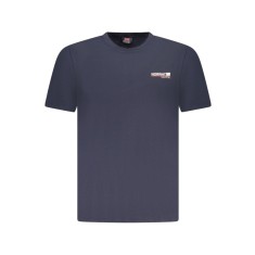 Norway Tricou barbati din bumbac cu logo text , regular fit, bleumarin (Marime: