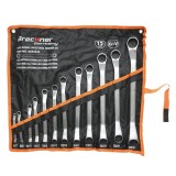 Set chei inelare cotite 12 buc. 6-32mm in husa textila Breckner Germany