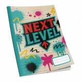Caiet Next Level A4, 48 de file, 60g/mp, matematica, diverse modele de coperti