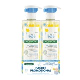 Pachet Gel spumant delicat pentru copii, 500 ml + 500 ml, Klorane Bebe