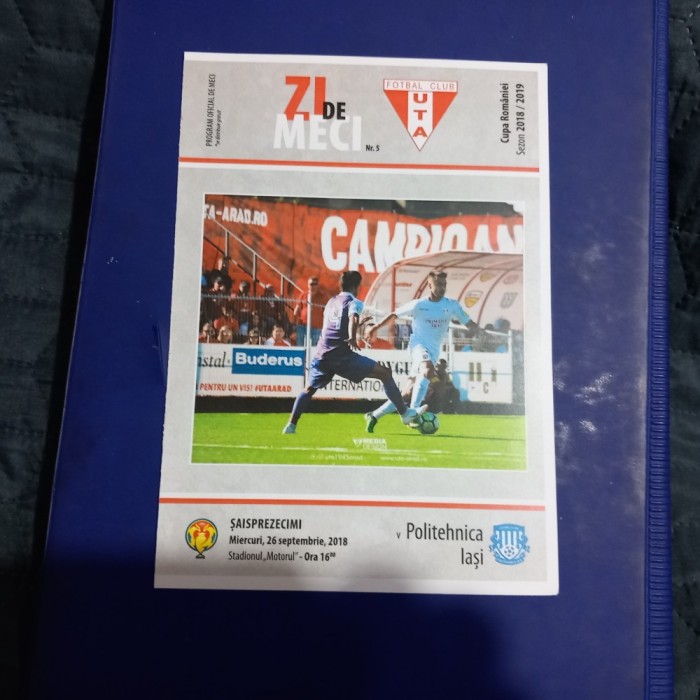 program UTA - Poli iasi (cupa rom.)