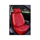 Huse scaune auto universale 9D premium imitatie piele si alcantara rosu Cod: 1213-2 Automotive TrustedCars