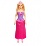 Papusa Barbie cu rochie, diadema si cizme, Mattel