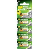 Baterie GP Batteries, Super Alcalina LR23 (23A) 12V alcalina, blister 5 buc. 23AF-U5, &quot;GP23AF-2C5&quot; (timbru verde 0.4 lei)