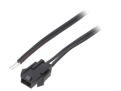 Cablu Micro-Fit 3.0 Tată 2 PIN 0.2m 4A PVC foto