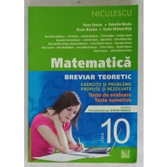 MATEMATICA , BREVIAR TEORETIC , TESTE DE EVALUARE , TESTE SUMATIVE , CLASA 10 de PETRE SIMION ...VASILE DILIMOT - NITA , 2013