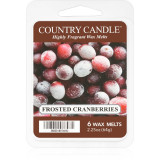 Country Candle Frosted Cranberries ceară pentru aromatizator 64 g