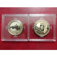 Elvetia 2009 - istoria locomotivelor, medal in capsula patrata 1
