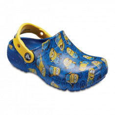 Saboti Crocs Fun Lab Minions Graphic Clog Albastru - Blue Jean