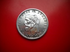 HOPCT ROMANIA 1 LEU 1906 [ 8 ] -CAROL I - ARGINT-JUBILIARA