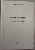 Cumpara ieftin CONSTANTIN MICHAEL-TITUS: PAGINI ROMANESTI (PRIVIRI DIN AFARA) [LONDON, 1983]
