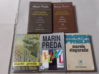 MARIN PREDA-CEL MAI IUBIT DINTRE PAMANTENI +VIATA CA O PRADA+DELIRUL+MARELE S... foto