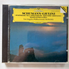 CD- Schumann, Giulini, Symphonie No. 3 »Rheinische« / Manfred-Ouvertüre