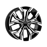 Jante aliaj DY668 KM 18x7.5 5x114.3 ET40 diamond cut pentru Dacia Renault