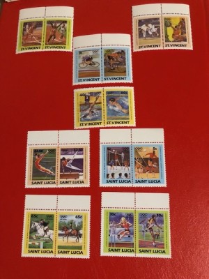 ST. VINCENT/ST. LUCIA - 2 SERII COMPLETE MNH foto