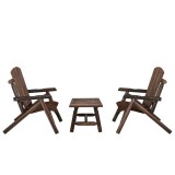 Gossi set mobilier de gradina, 3 piese, lemn masiv de molid
