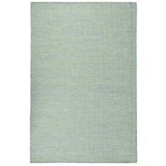 vidaXL Covor de exterior, turcoaz, 120x170 cm, țesătură plată