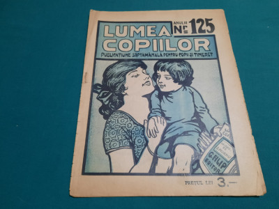 REVISTA LUMEA COPIILOR *ANUL III / NR. 125/1924/G. FILIP EDITOR* DESENE DE MURNU foto