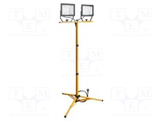 Lampă de lucru Goobay 6500K IP65 8500lm 2x50W 2,5m