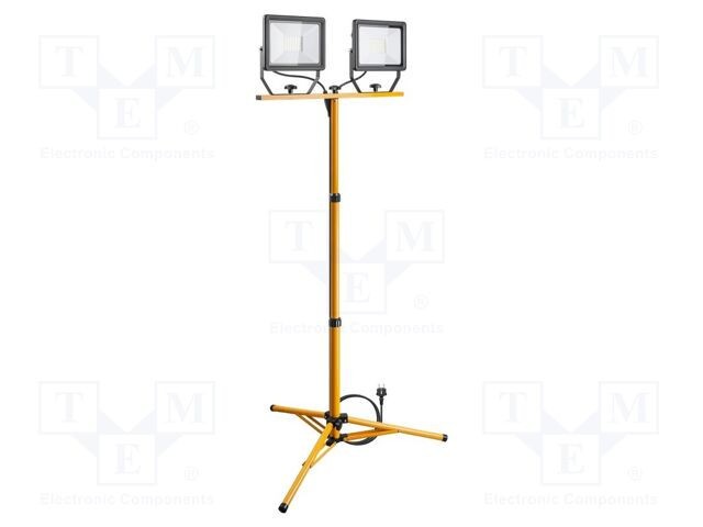 Lampă de lucru Goobay 6500K IP65 8500lm 2x50W 2,5m