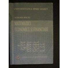 Matematici economice si financiare