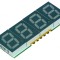 Afișaj LED 7 Segmente 10mm 4 Digiti Verde