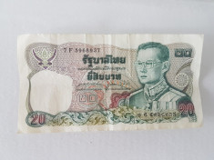 Tailanda 20 Baht 1981 foto