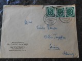 Plic circulat Germania, Bundespost, 1952, stare buna