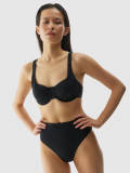 Top de baie bikini pentru femei - negru, 4F Sportswear