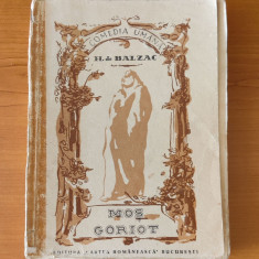 Honore de Balzac - Moș Goriot (Editura Cartea Românească)