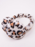 Cumpara ieftin Bentita cu protectie pentru urechi - Animal Print Ivory (Marime Disponibila: