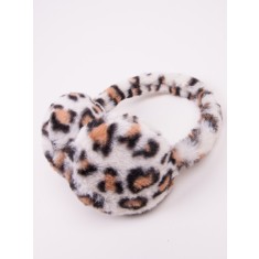 Bentita cu protectie pentru urechi - Animal Print Ivory (Marime Disponibila: