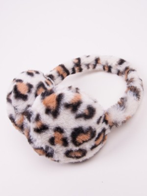 Bentita cu protectie pentru urechi - Animal Print Ivory (Marime Disponibila: foto