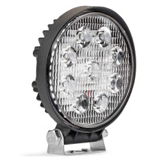 Proiector led pentru off-road, atv, ssv, culoare 6500k, led flood, 27w, tensiune 9 - 36v, diametru &Atilde;110 mm