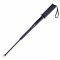 Baston telescopic flexibil Pufo pentru autoaparare cu 3 segmente din otel, maner din cauciuc, negru