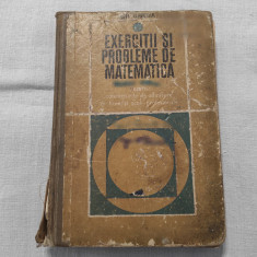 Exercitii si probleme de matematica - 1969