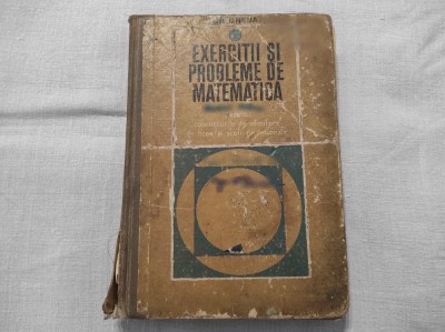 Exercitii si probleme de matematica - 1969 foto