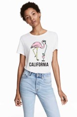 Tricou dama alb - California - M