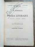 Cumpara ieftin PROZA LITERARA de M.EMINESCU ,editie ingrijita de AL.COLORIAN,1943