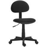 HOMCOM Scaun de Birou Rotativ cu &Icirc;nălțime Reglabilă din Material Elastic, Negru | Aosom Romania