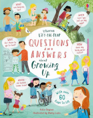 Lift-the-flap questions and answers about growing up foto