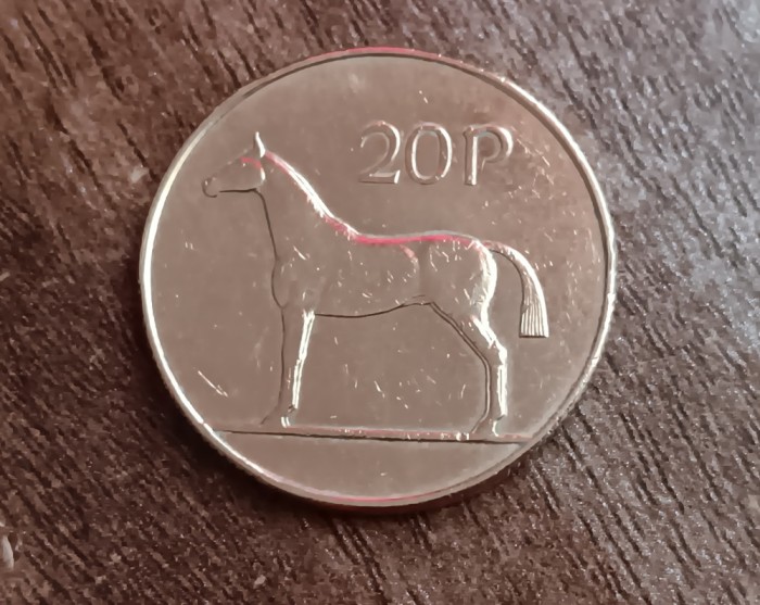C50 - Moneda foarte veche - Irlanda - 20 pence - 1995