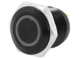 Comutator anti-vandalism SPST-NO 2A/36VDC IP65 galben