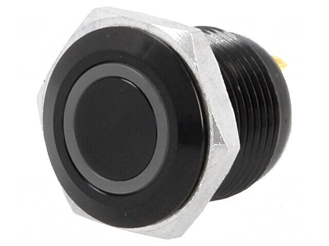 Comutator anti-vandalism SPST-NO 2A/36VDC IP65 galben